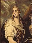 El Greco The Penitent Magdalene painting